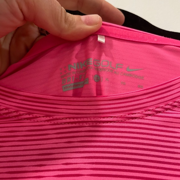 Nike Golf Pink Long Sleeve Shirt - Picture 4 of 5